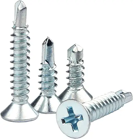 Self-drilling metal screws
